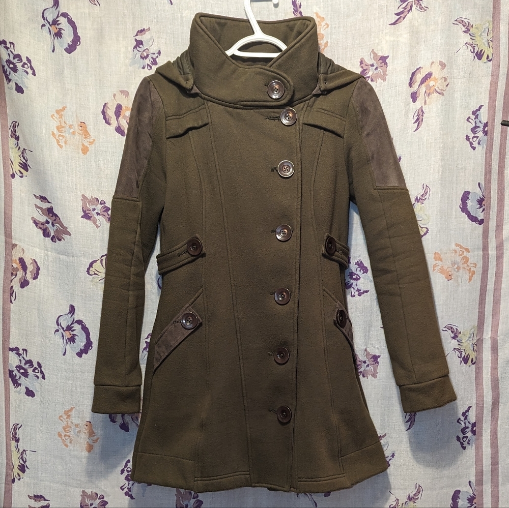 Three Stones Coat - Fleece with Suede